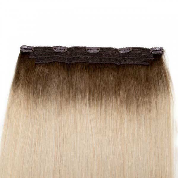 SEAMLESS1 HAIR EXTENSIONS ΤΡΕΣΑ ΜΕ 1 ΚΛΙΠ COFFEE N CREAM 55CM