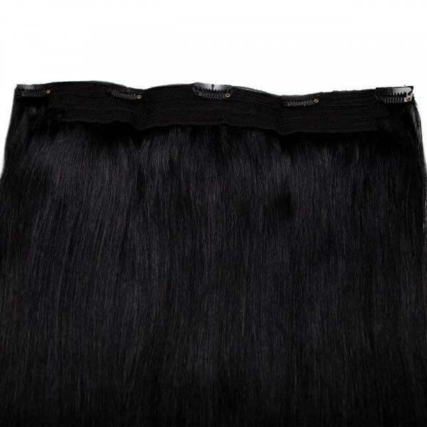 SEAMLESS1 HAIR EXTENSIONS ΤΡΕΣΑ ΜΕ 1 ΚΛΙΠ MIDNIGHT 55CM