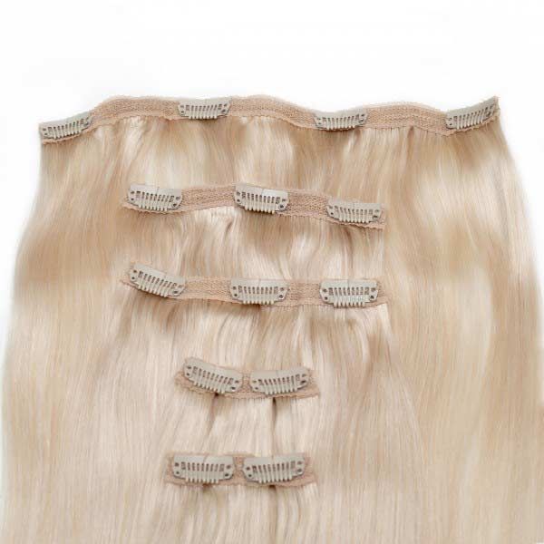 SEAMLESS1 HAIR EXTENSIONS ΤΡΕΣΑ ΜΕ ΚΛΙΠ 5 ΚΟΜΜΑΤΙΑ MILKSHAKE 55ΕΚ