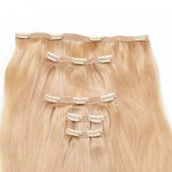 SEAMLESS1 HAIR EXTENSIONS ΤΡΕΣΑ ΜΕ ΚΛΙΠ 5 ΚΟΜΜΑΤΙΑ VANILLA 55ΕΚ